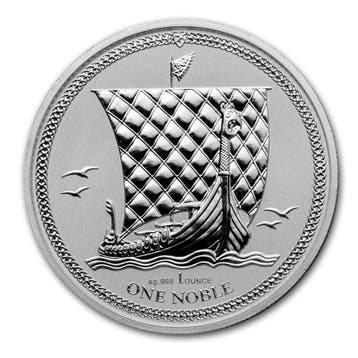 Isle of Man - Noble - 1 oz 2017, Verzenden, Losse munt, Zilver