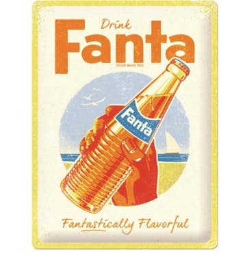 Fanta reclamebord, Verzamelen, Merken en Reclamevoorwerpen, Ophalen of Verzenden, Nieuw