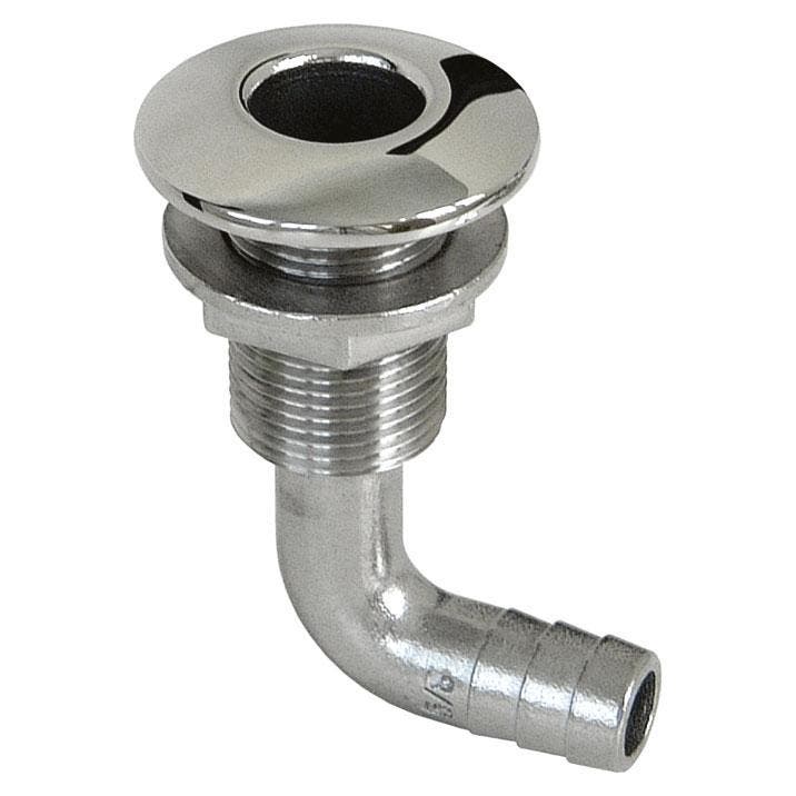 Talamex RVS Huiddoorvoer Haaks met Slangtule 16 tot 38 mm-33, Watersport en Boten, Bootonderdelen, Nieuw, Ophalen of Verzenden