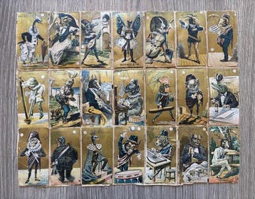 Nello stile di J. J. Grandville - Jogo do Bicho – 21 antiche