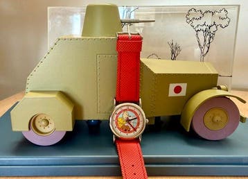 Tintin - Lotto Tintin – Auto Blindata (2020) + Orologio, Boeken, Nieuw