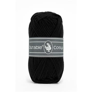 Durable Cosy 325 Black - Haakgaren / Breigaren, Hobby en Vrije tijd, Breien en Haken, Ophalen of Verzenden, Nieuw, Breien of Haken