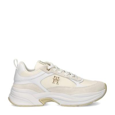 Tommy Hilfiger Sport Chunky Femine Runner lage sneakers, Kleding | Dames, Schoenen, Sneakers of Gympen, Beige, Nieuw, Verzenden
