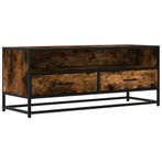 Tv-kast Metaal Hout 100x34,5 | Tweedekansje OP=OP, Huis en Inrichting, Kasten | Televisiemeubels, 100 tot 150 cm, Nieuw, Ophalen of Verzenden