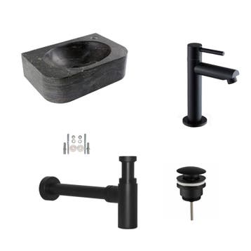 Sani Royal Fonteinset Hardstenen Flow met Kraan,, Nieuw