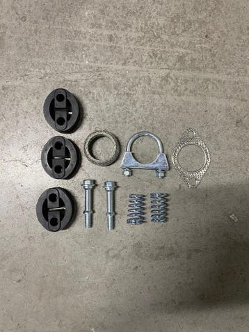 Complete uitlaat Middendemper + Einddemper Daihatsu Cuore, Verzenden, Nieuw