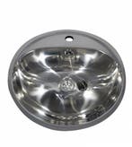 Inbouwwasbak | RVS | Ø460 | 404 x 319 x 160 mm | 2 Modellen, Verzenden, Nieuw in verpakking