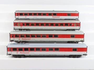 Märklin H0 - o.a. 42971 - Modeltrein personenwagen (4) - 4x, Nieuw