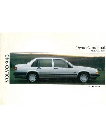 1991 VOLVO 940 INSTRUCTIEBOEKJE ENGELS, Auto diversen