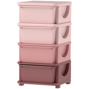 Commode Voor Kinderkamer, 4 Niveaus Speelgoedorganizer, Opbe, Kinderen en Baby's, Verzenden, Nieuw