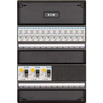 Eaton groepenkast, 12 groepen, 3 Aardlekschakelaars 2-P,, Ophalen of Verzenden, Nieuw
