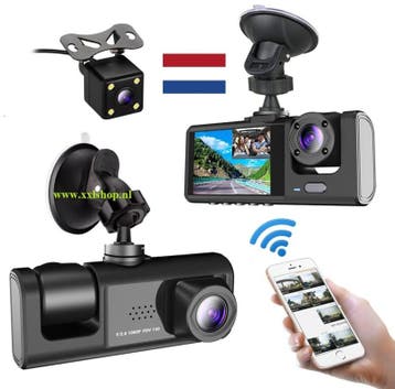 Dashboardcamera nachtzicht dash cam dashcam + WIFI + CAMERA, Verzenden, Nieuw