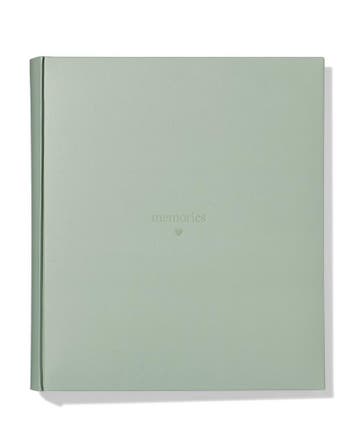 HEMA Fotoalbum 32.5x29x5.5cm groen, Verzenden, Nieuw