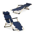 Tuinstoel Opvouwbaar 178cm | Tweedekansje | OP=OP, Ophalen of Verzenden, Gebruikt, Metaal, Inklapbaar