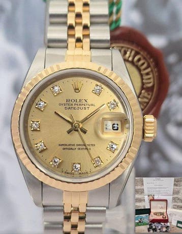 Rolex - Oyster Perpetual Datejust Ladies Diamonds - Zonder, Nieuw