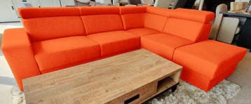 Loungebank Raalte - loungebanken - Oranje, Nieuw, 150 cm of meer, Stof, 200 tot 250 cm
