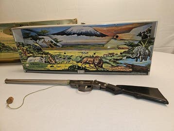 Daisy - Safari Target - Opwindbaar blikken speelgoed -
