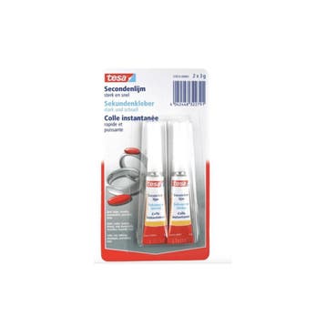 Tesa Secondenlijm Tube 2 x 3 gram, Doe-het-zelf en Verbouw, Gereedschap | Handgereedschap, Ophalen of Verzenden, Nieuw