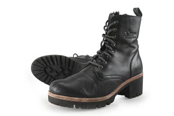 Panama Jack Veterboots in maat 42 Zwart, Verzenden, Zwart, Overige typen, Zo goed als nieuw
