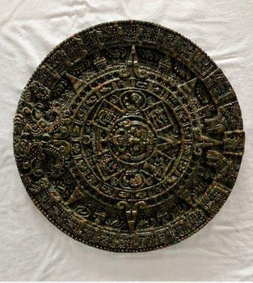 Maya-kalender als wanddecoratie – Mexico – circa 1970–1980 -