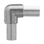 Buiskoppeling Kniestuk Ø 60 mm Aluminium, Verzenden, Nieuw