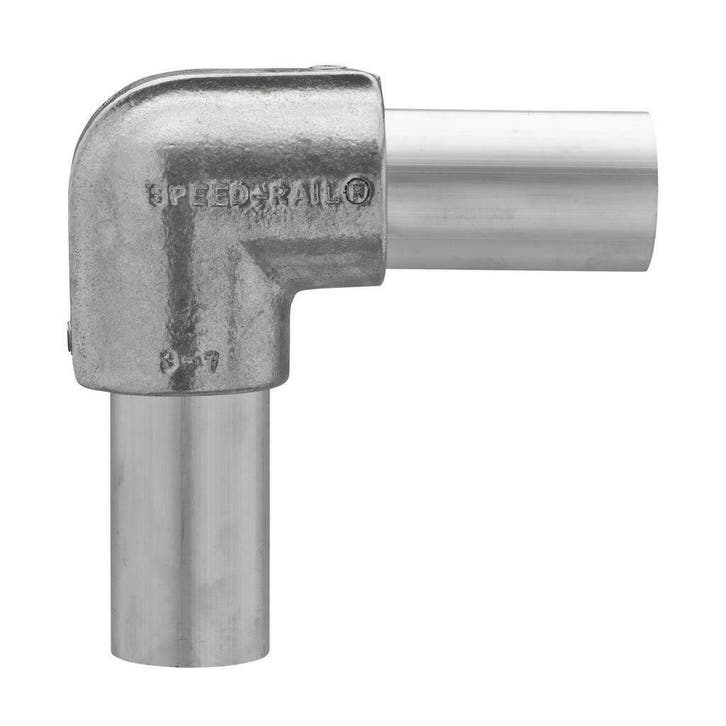 Buiskoppeling Kniestuk Ø 60 mm Aluminium, Doe-het-zelf en Verbouw, IJzerwaren en Bevestigingsmiddelen, Nieuw, Verzenden