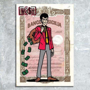 WO$H - Banco di Sicilia 1698 ( with frame )