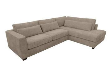 Hoekbank Merselo - hoekbanken - Beige, Huis en Inrichting, Nieuw, Stof