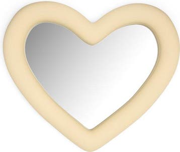 Riviera Maison Heart Wandspiegel Beige, Huis en Inrichting, Nieuw