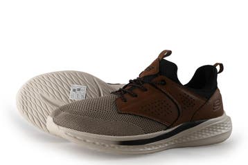 Skechers Instappers in maat 42 Bruin, Bruin, Verzenden, Overige typen, Zo goed als nieuw