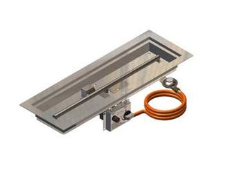 Gofire SUPERSET inbouwbrander rechthoek 75 x 25 cm |, Tuin en Terras, Verzenden, Nieuw