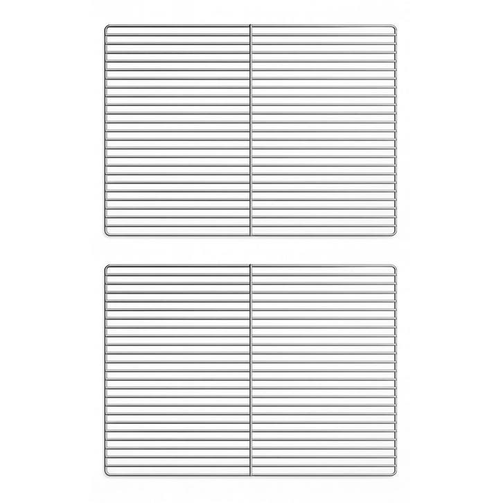 GGM Gastro | (2 stuks) Legrooster - GN 2/1 - 528x657mm |, Witgoed en Apparatuur, Grillplaten, Verzenden