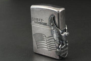 Zippo - Harley-Davidson Eagle & American Flag - Zakaansteker, Nieuw