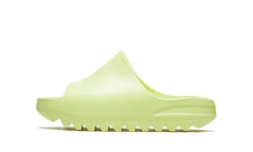 Yeezy Slide Glow Green (Kids), Nieuw