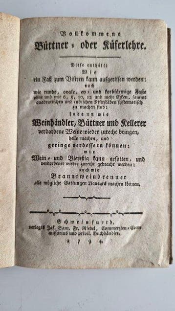 Johann Heinrich Zang, in Mainstockheim bei Würzburg -