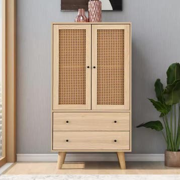 Dressoir met Deuren en Lades – Houten Opbergkast Woonkamer, Verzenden, Nieuw