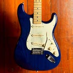Fender Deluxe Stratocaster, MN, Sapphire Blue Trans, Ophalen of Verzenden, Nieuw