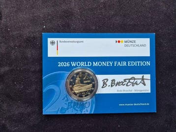 Duitsland. 2 Euro 2026 World Money Fair - Bremen Proof