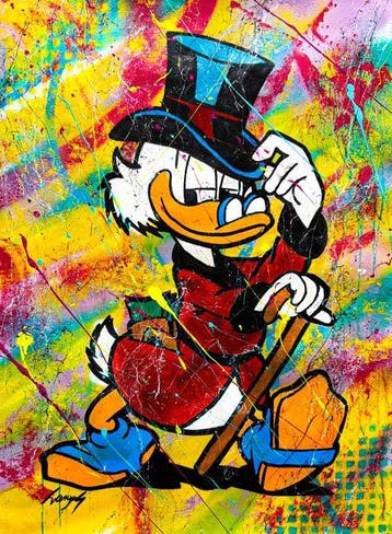 Gongas (XX-XXI) - Vandalized Uncle Scrooge