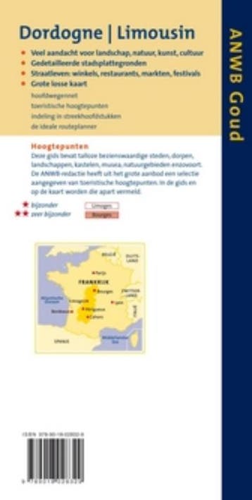 Dordogne, Limousin / ANWB goud 9789018028329, Verzenden, Gelezen