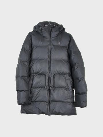 RAINS Pufferjas Heren maat XS Zwart, Zwart, RAINS, Ophalen of Verzenden, Zo goed als nieuw