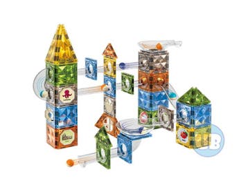 Magnetic Tiles – knikkerbaan 128 delig – Magnetische, Verzenden, Nieuw