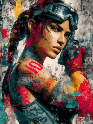 IPR Graph - Lara Croft: La Exploradora del Asfalto Urbano, Nieuw