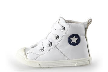 Jopper Hoge sneakers Jongens in maat 20 Wit, Verzenden, Schoenen, Zo goed als nieuw, Jongen of Meisje