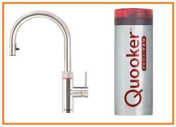 Complete Quooker Flex kokend water kraan set incl. boiler, Verzenden, Nieuw