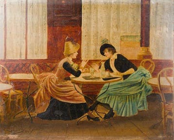 Círculo de Leopold Stevens (1866-1935), Kring van -, Antiek en Kunst