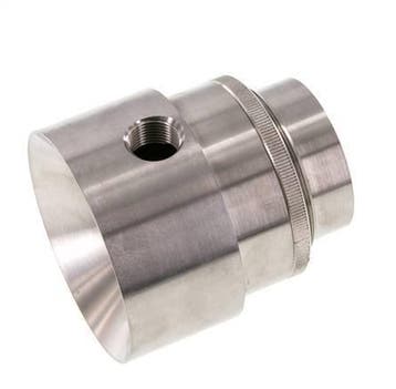 Luchtversterker Mondstuk 51mm Uitlaat RVS 1.4302, Verzenden, Nieuw