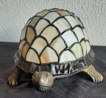 Tiffany style - Lamp - Glas, Koper