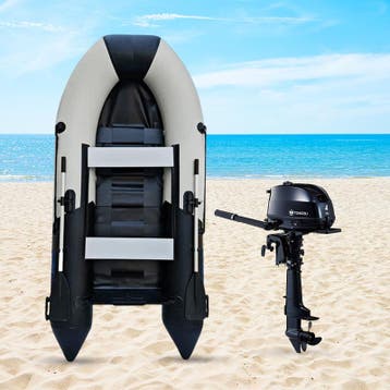 Rubberboot - 280 cm - Tohatsu 4 pk, Watersport en Boten, Rubberboten, Ophalen of Verzenden, Nieuw, Buitenboordmotor, Overige materialen