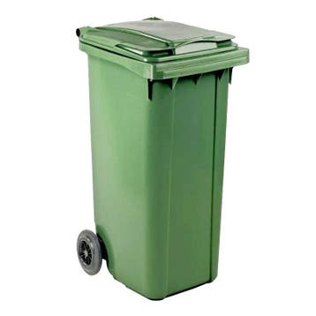 Afvalcontainer 140 liter groen, Huis en Inrichting, Woonaccessoires | Prullenbakken, Kunststof, Nieuw, 40 liter of meer, Ophalen of Verzenden